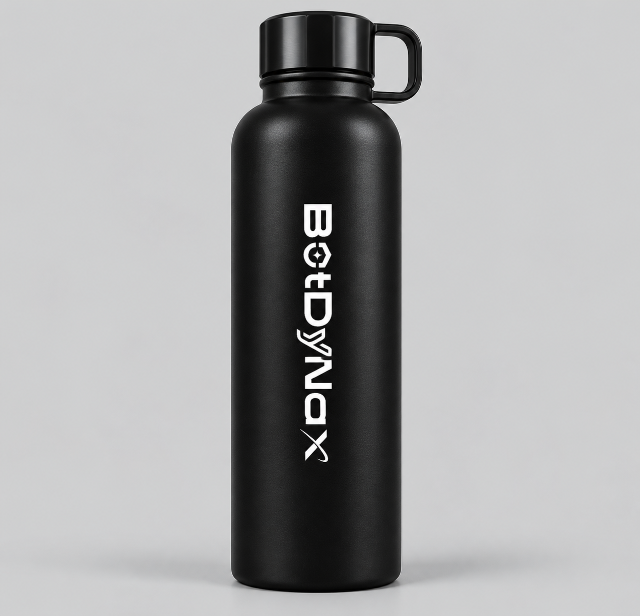 Black BotDyNax reusable water bottle